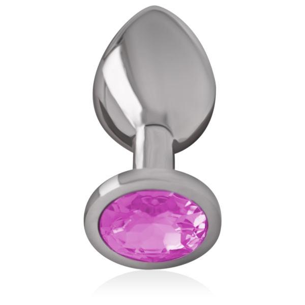 Intense — Jewelled Butt Plug, 9 cm, Pink — Anal — view 2