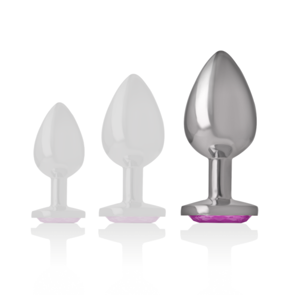 Intense — Jewelled Butt Plug, 9 cm, Pink — Anal — view 5
