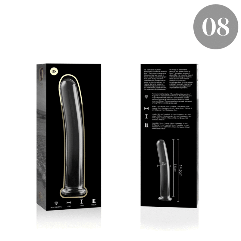 Nebula Series By Ibiza Model 8 — Glass Dildo, 14.5 cm — Dildos — view 6