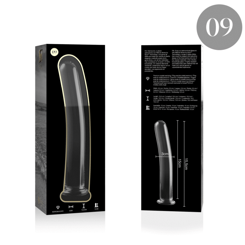 Nebula Series By Ibiza Model 9 — Glass Dildo, 15.5 cm — Dildos — view 5