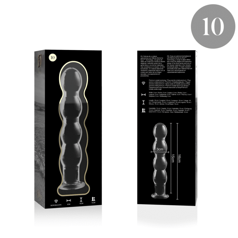 Nebula Series By Ibiza Model 10 — Glass Dildo, 16.5 cm — Dildos — view 6