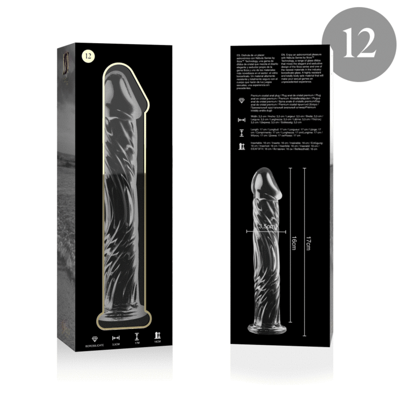 Nebula Series By Ibiza Model 12 — Glass Dildo, 17 cm — Dildos — view 4