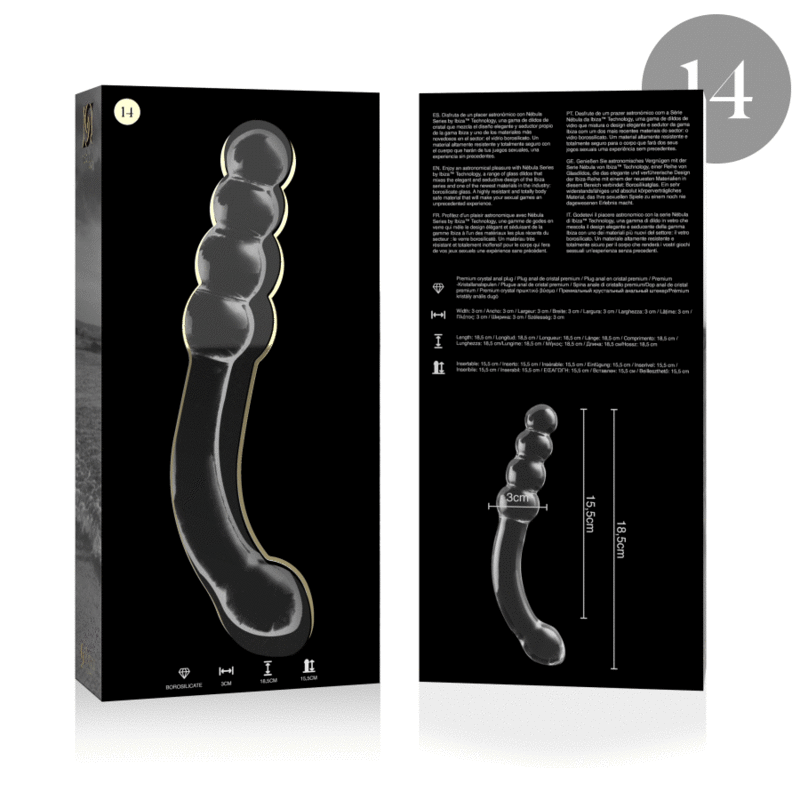 Nebula Series By Ibiza Model 14 — Glass Dildo, 18.5 cm — Dildos — view 6