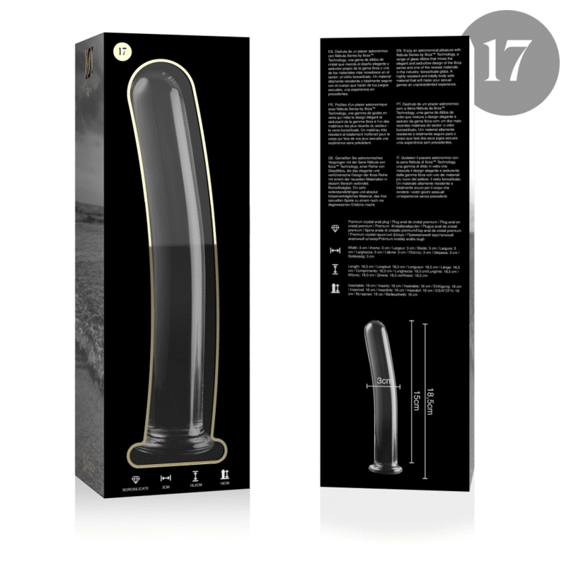 Nebula Series By Ibiza Model 17 — Glass Dildo, 18.5 cm — Dildos — view 4