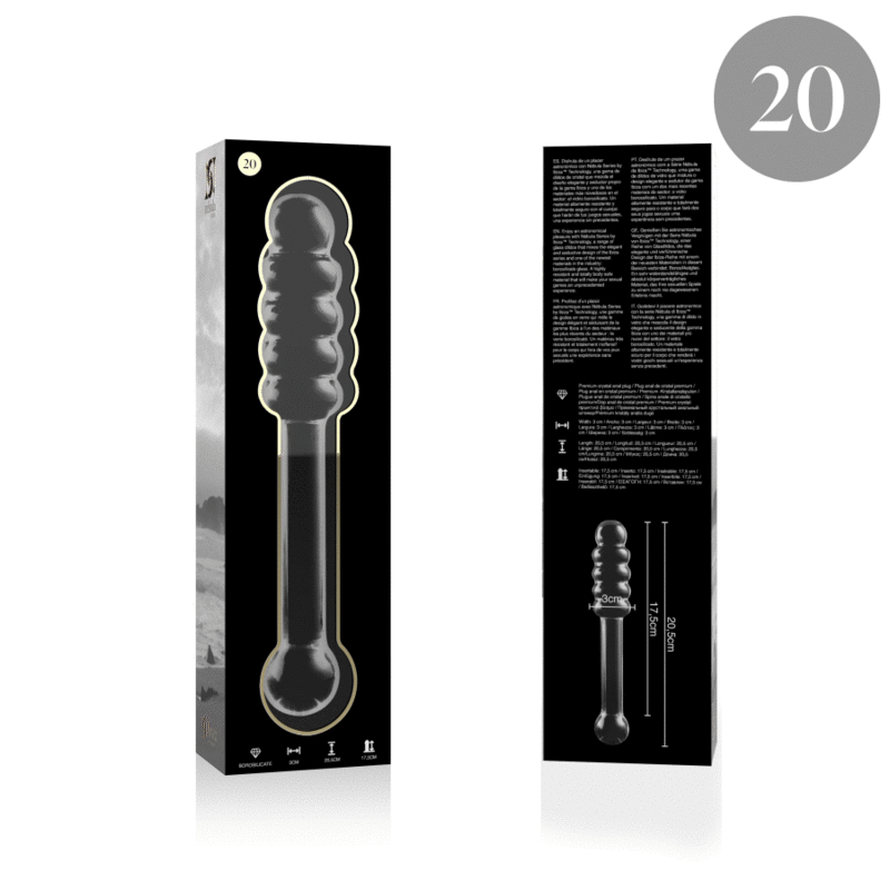 Nebula Series By Ibiza Model 20 — Glass Dildo, 20.5 cm — Dildos — view 6