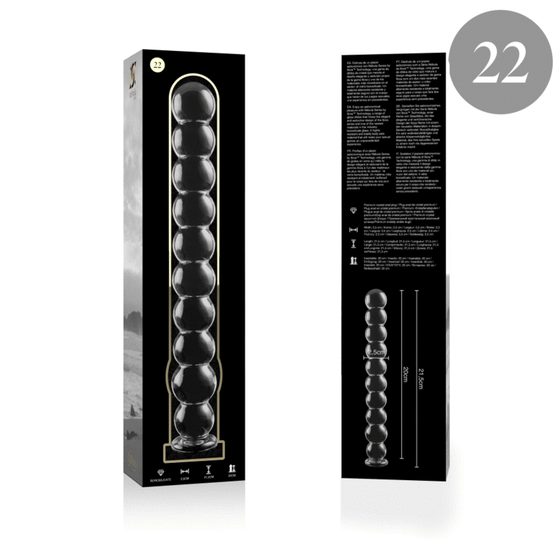Nebula Series By Ibiza Model 22 — Glass Dildo, 21.5 cm — Dildos — view 6