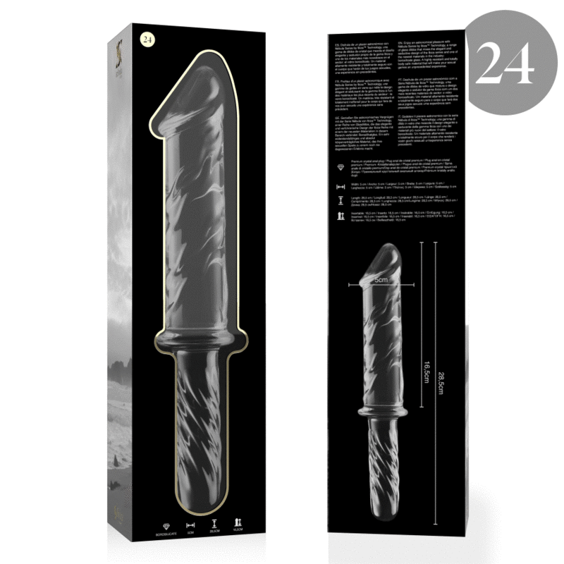 Nebula Series By Ibiza Model 24 — Glass Dildo, 28.5 cm — Dildos — view 4