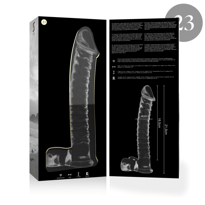 Nebula Series By Ibiza Model 23 — Glass Dildo, 21.5 cm — Dildos — view 2