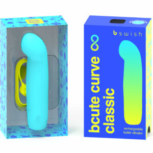 B Swish Bcute Curve Infinite — G-Spot Vibrator, Blue — Clitoral Stimulators — view 4
