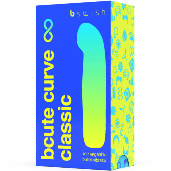 B Swish Bcute Curve Infinite — G-Spot Vibrator, Blue — Clitoral Stimulators — view 5
