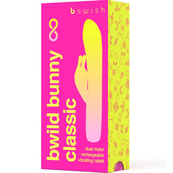 B Swish Bwild Bunny Infinite — Rabbit Vibrator, Waterproof, Pink — Clitoral Stimulators — view 4