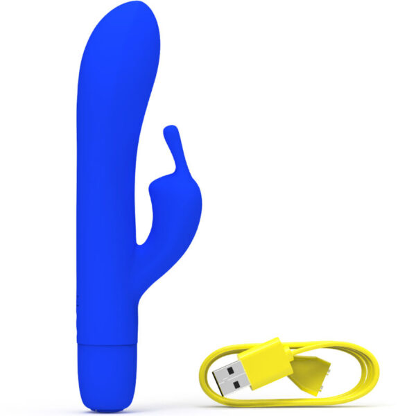 B Swish Bwild Bunny Infinite — Rabbit Vibrator, Waterproof, Blue — Clitoral Stimulators