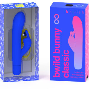 B Swish Bwild Bunny Infinite — Rabbit Vibrator, Waterproof, Blue — Clitoral Stimulators — view 2