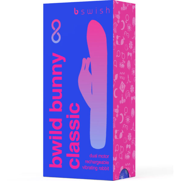 B Swish Bwild Bunny Infinite — Rabbit Vibrator, Waterproof, Blue — Clitoral Stimulators — view 5