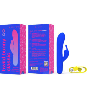 B Swish Bwild Bunny Infinite — Rabbit Vibrator, Waterproof, Blue — Clitoral Stimulators — view 4
