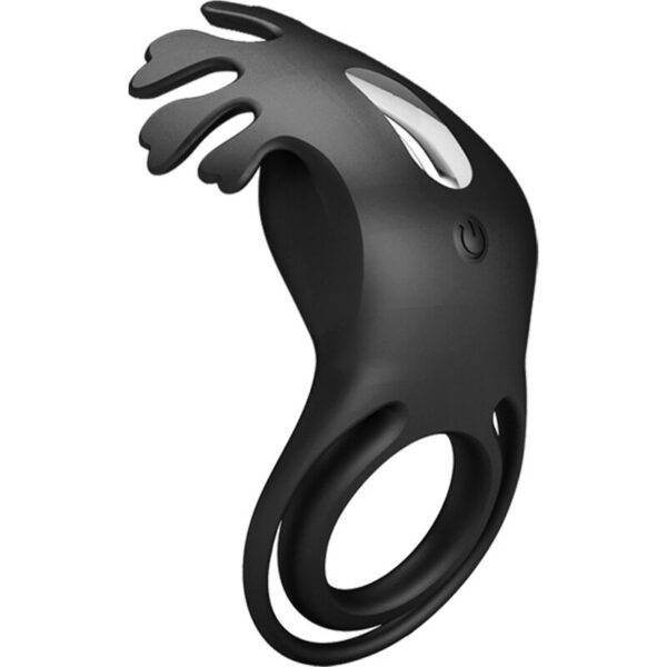 Pretty Love Ruben — Vibrating Cock Ring, Rechargeable, Black — Cock Rings — view 5