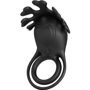 Pretty Love Ruben — Vibrating Cock Ring, Rechargeable, Black — Cock Rings