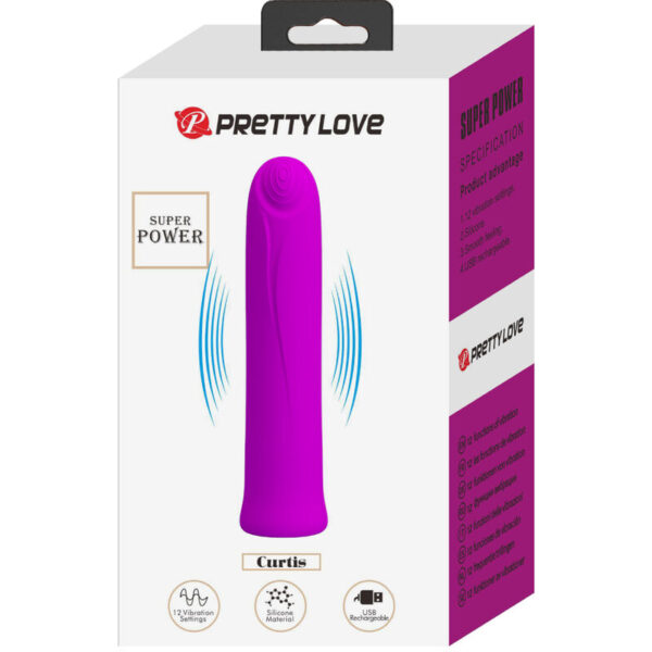 Pretty Love Curtis — Mini Vibrator, Rechargeable, Violet — Mini Vibrators — view 7