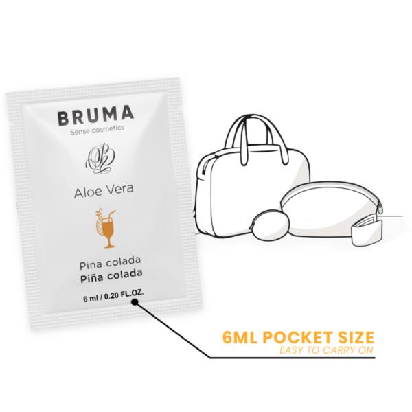Bruma Aloe Vera — Flavoured Lubricant, 6 ml, Piña Colada — Flavored Lubricants — view 3