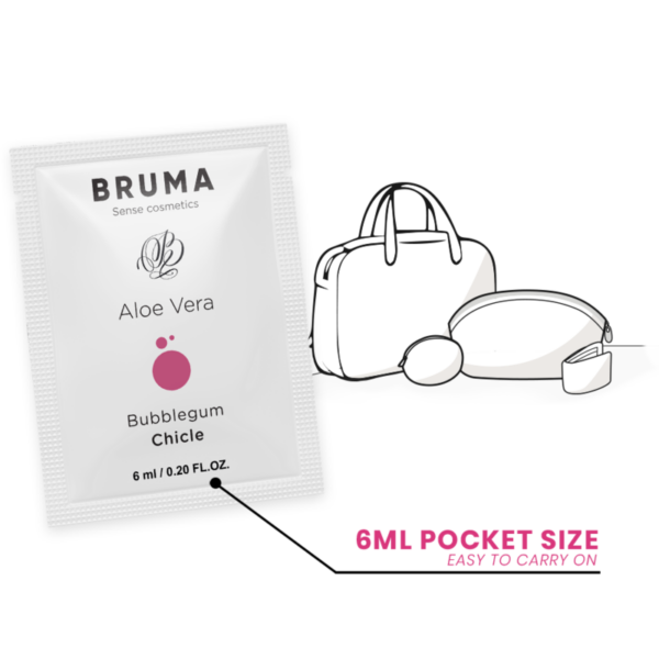 Bruma Aloe Vera — Flavoured Lubricant, 6 ml, Bubblegum — Flavored Lubricants — view 5