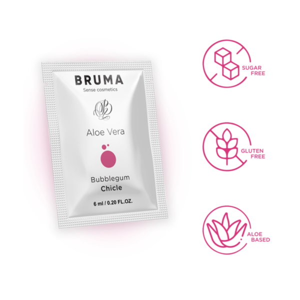 Bruma Aloe Vera — Flavoured Lubricant, 6 ml, Bubblegum — Flavored Lubricants — view 3