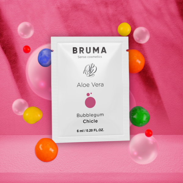 Bruma Aloe Vera — Flavoured Lubricant, 6 ml, Bubblegum — Flavored Lubricants — view 2