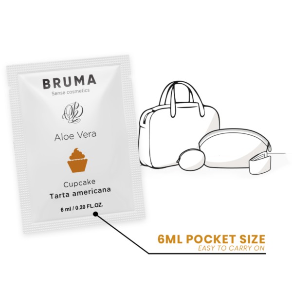 Bruma Aloe Vera — Flavoured Lubricant, 6 ml, Cupcake — Flavored Lubricants — view 5