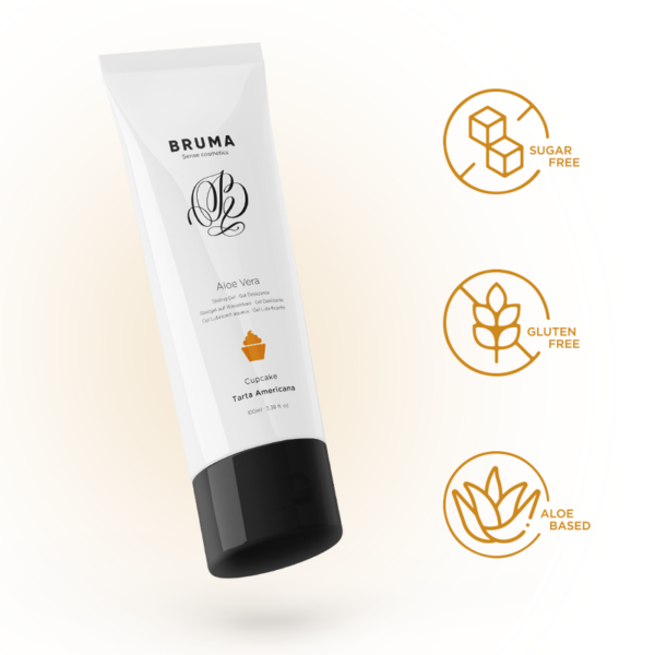 Bruma Aloe Vera — Flavoured Lubricant, 100 ml, Cupcake — Flavored Lubricants — view 4