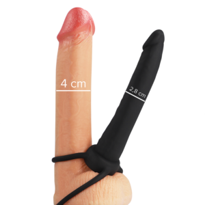 Mythology Cobi Onyx — Cock Ring, With Anal Dildo — Cock Rings — view 2