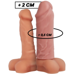 VirilXL Liquid Silicone V3 — Penis Extension Sleeve, Natural — Penis Accessories