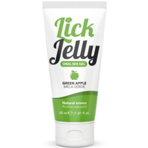 Intimateline Lick Jelly — Flavoured Lubricant, 50 ml, Green Apple — Flavored Lubricants