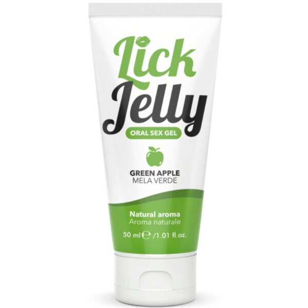 Intimateline Lick Jelly — Flavoured Lubricant, 50 ml, Green Apple — Flavored Lubricants