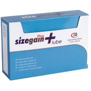 500 Cosmetics Sizegain Plus — Cooling Lube, 10 x 5 ml — Cooling Lubricants