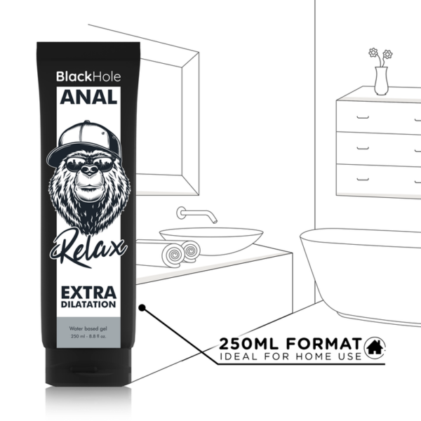 Black Hole — Anal Relaxing Gel, 250 ml, Water-Based — Anal Lubricants — view 6