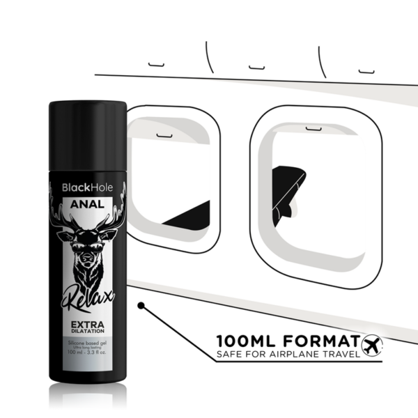 Black Hole — Anal Relaxing Gel, 100 ml, Silicone-Based — Anal Lubricants — view 4