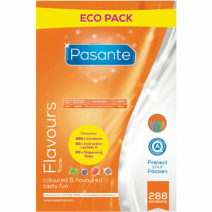 Pasante — Flavoured Condoms, 288 Pack — Bulk Condom Packs