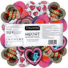 Pasante Heart — Coloured Condoms, 144 Pack, Red — Bulk Condom Packs