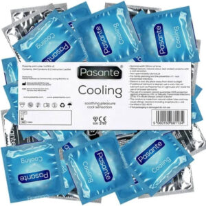Pasante Cooling Sensation — Ribbed Condoms, 144 Pack — Bulk Condom Packs — view 2