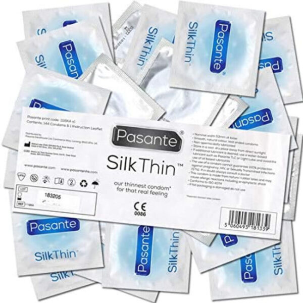 Pasante Silk — Ultra Thin Condoms, 144 Pack — Bulk Condom Packs — view 3