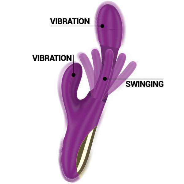 Intense Apolo — Rabbit Vibrator, Waterproof, Purple — Rabbit Vibrators — view 7