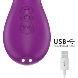 Intense Apolo — Rabbit Vibrator, Waterproof, Purple — Rabbit Vibrators — view 3