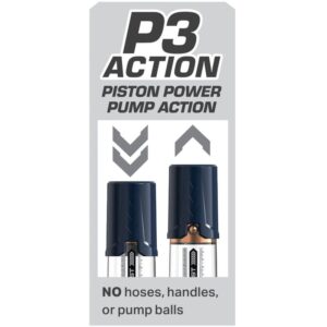 Pump Worx Max Boost — Penis Pump, Blue — Penis Pumps — view 4