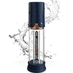 Pump Worx Max Boost — Penis Pump, Blue — Penis Pumps — view 2