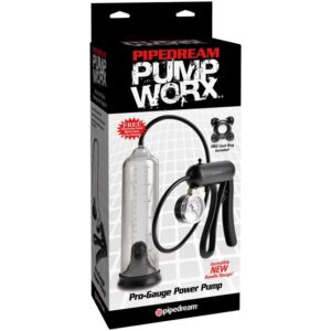 Pump Worx Pro-Gauge Power — Penis Pump, Transparent — Penis Pumps — view 2