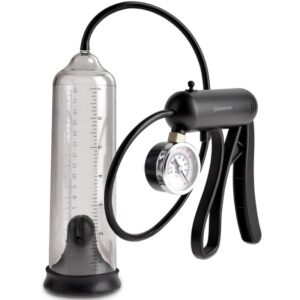 Pump Worx Pro-Gauge Power — Penis Pump, Transparent — Penis Pumps