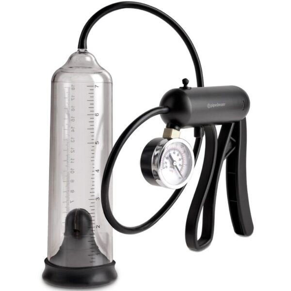 Pump Worx Pro-Gauge Power — Penis Pump, Transparent — Penis Pumps