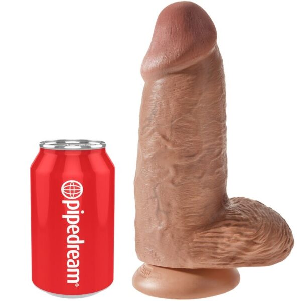 King Cock Chubby — Realistic Dildo, 23 cm, Caramel — Dildos — view 5