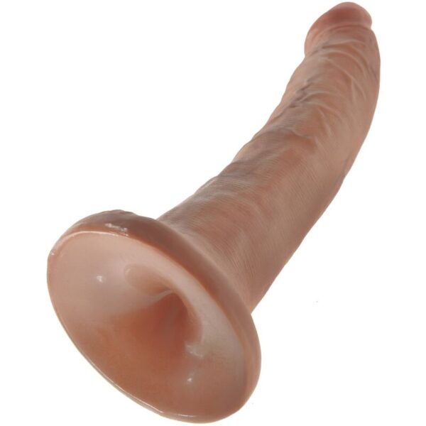 King Cock — Realistic Dildo, 17.5 cm, Caramel — Dildos — view 3
