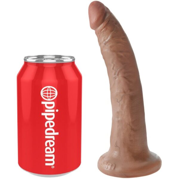 King Cock — Realistic Dildo, 17.5 cm, Caramel — Dildos — view 4
