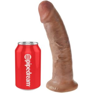 King Cock — Realistic Dildo, 21.7 cm, Caramel — Dildos — view 3